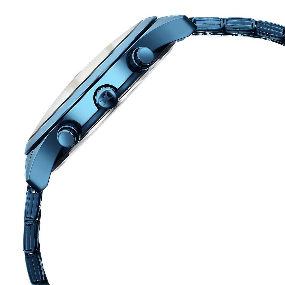 Fastrack Opulence Quartz Multifunction Multicoloured Dial Stainless Steel Strap Watch for Guys NS3288QM01