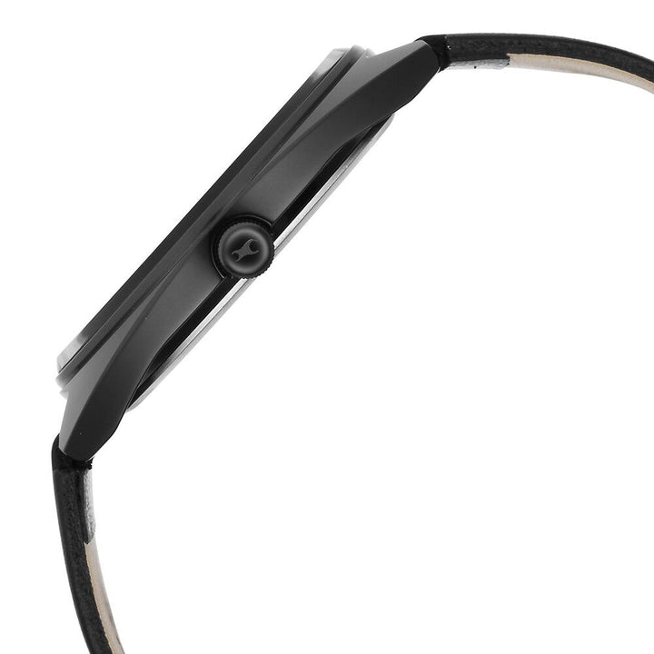 Fastrack Snob X Black Dial Leather Strap Watch for Guys NS3292NL01