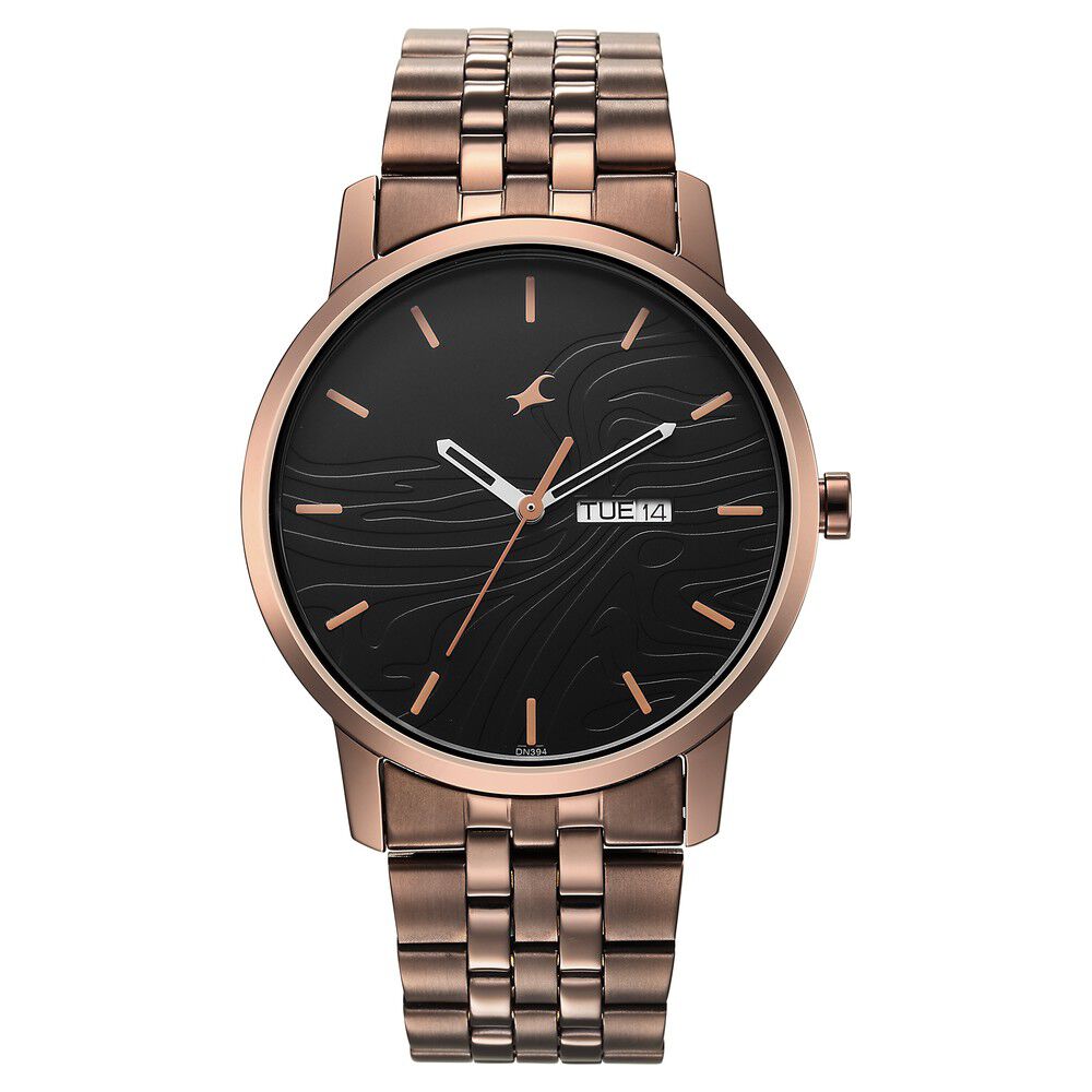 Fastrack Urban Camo Black Dial Watch for Guys NS3295QM01