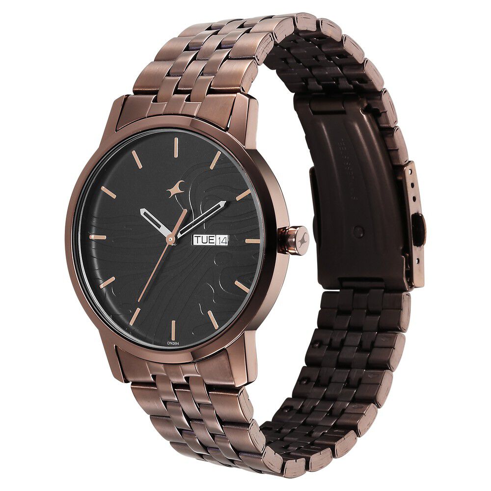 Fastrack Urban Camo Black Dial Watch for Guys NS3295QM01