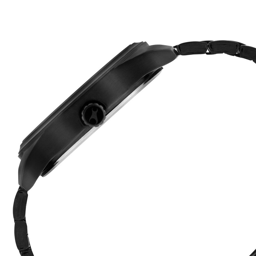 Fastrack Crush Quartz Analog Black Dial Stainless Steel Strap Watch for Guys 3300NM01