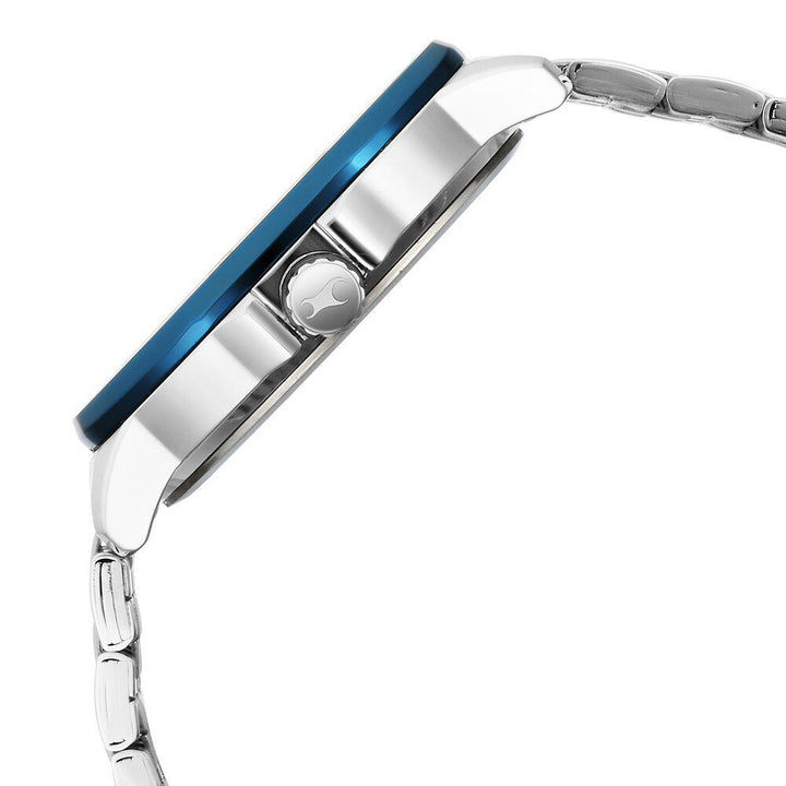Fastrack Exuberant Quartz Multifunction Silver Dial Stainless Steel Strap Watch for Guys NS3303KM01