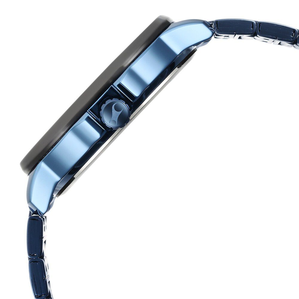 Fastrack Fleek Quartz Multifunction Black Dial Stainless Steel Strap Watch for Guys 3303KM03