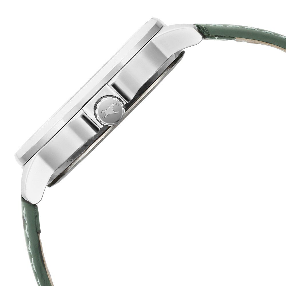 Fastrack Exuberant Quartz Multifunction White Dial Leather Strap Watch for Guys 3303SL02