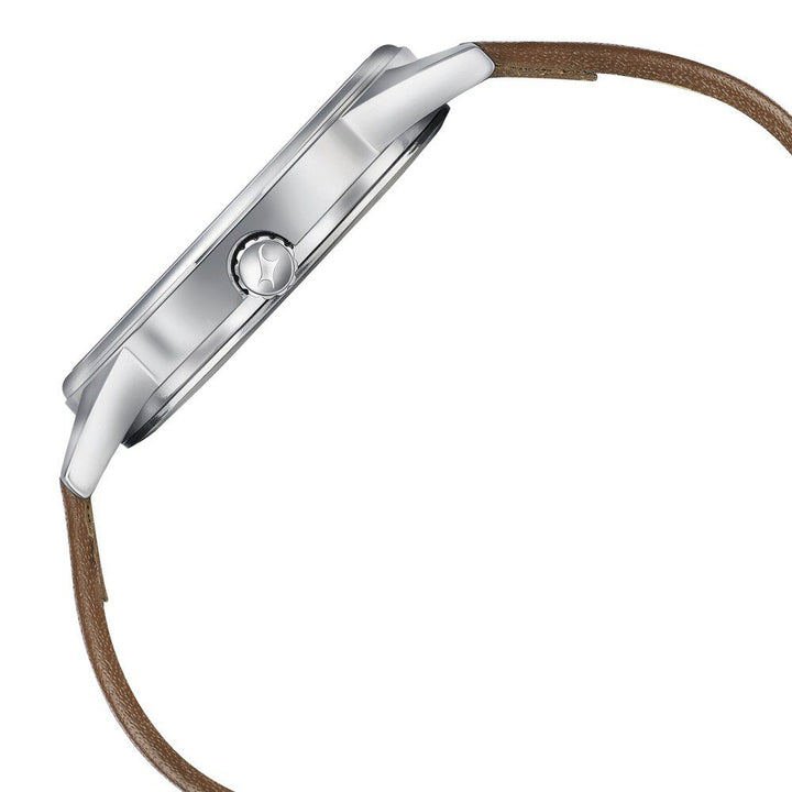 Fastrack Stunners Quartz Analog Blue Dial Leather Strap Watch for Guys 3305SL01