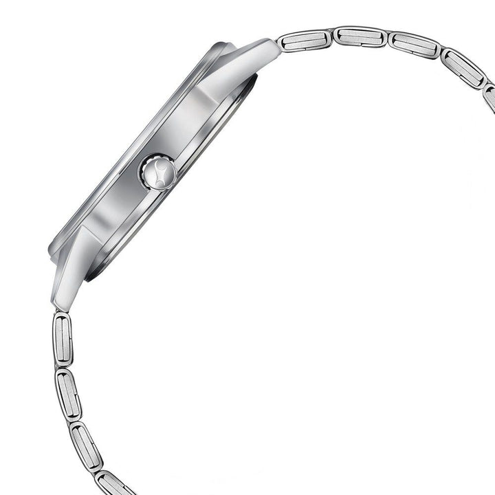 Fastrack Stunners Quartz Analog Grey Dial Stainless Steel Strap Watch for Guys 3305SM02