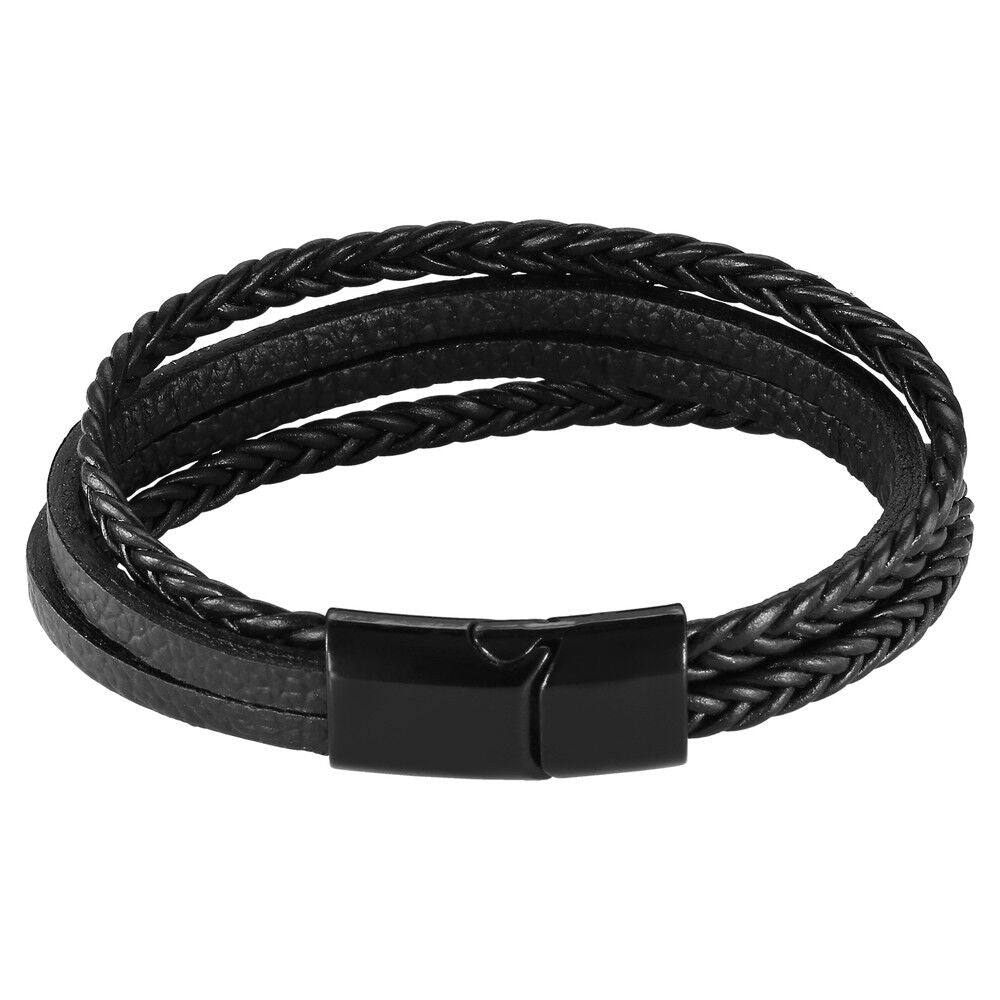 Fastrack Pulse Quartz Analog Anthracite Dial With Black Stainless steel Strap Watch for Guys 3314NM01F