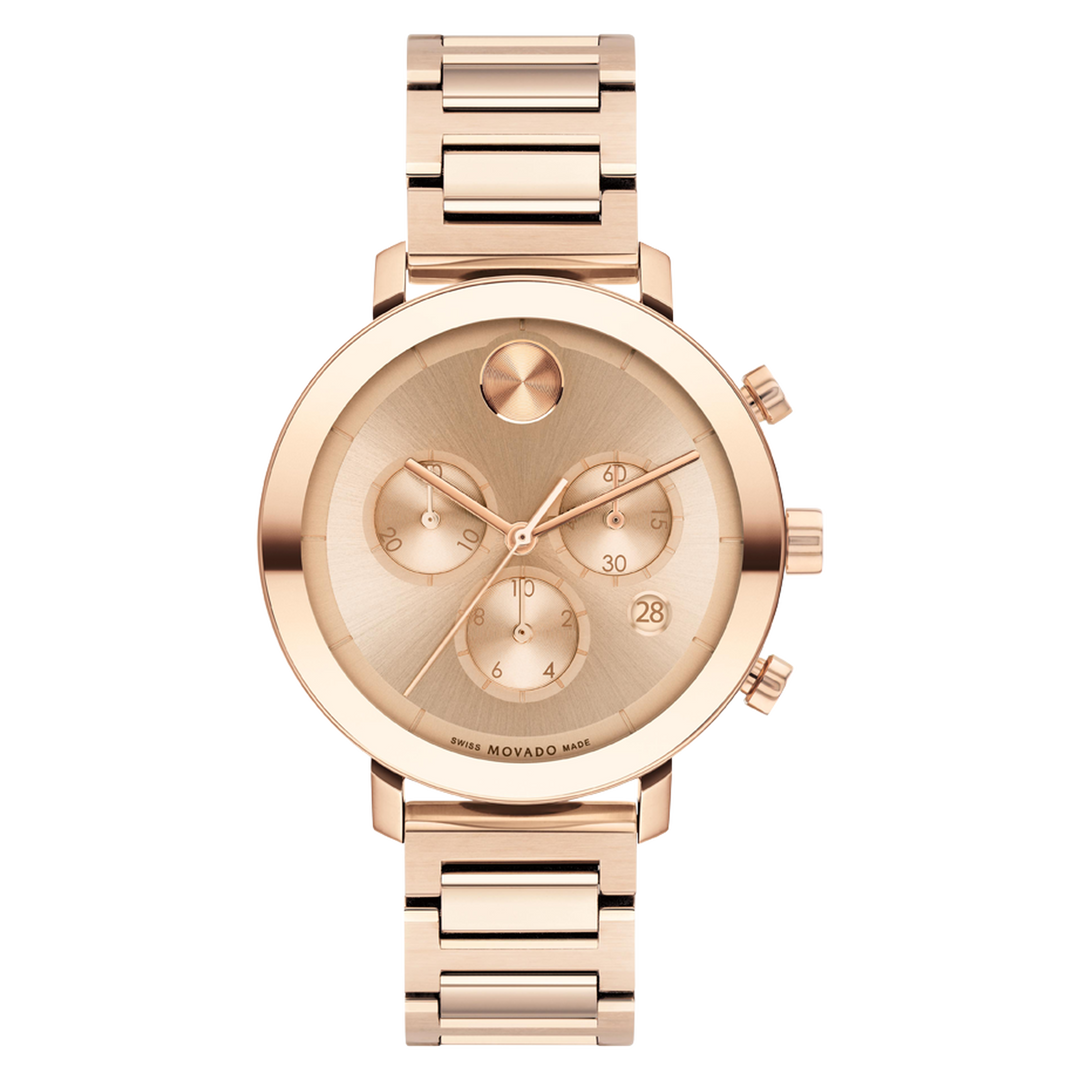 Chronograph Watch Movado Men's Rose Gold Watches Movado Men's