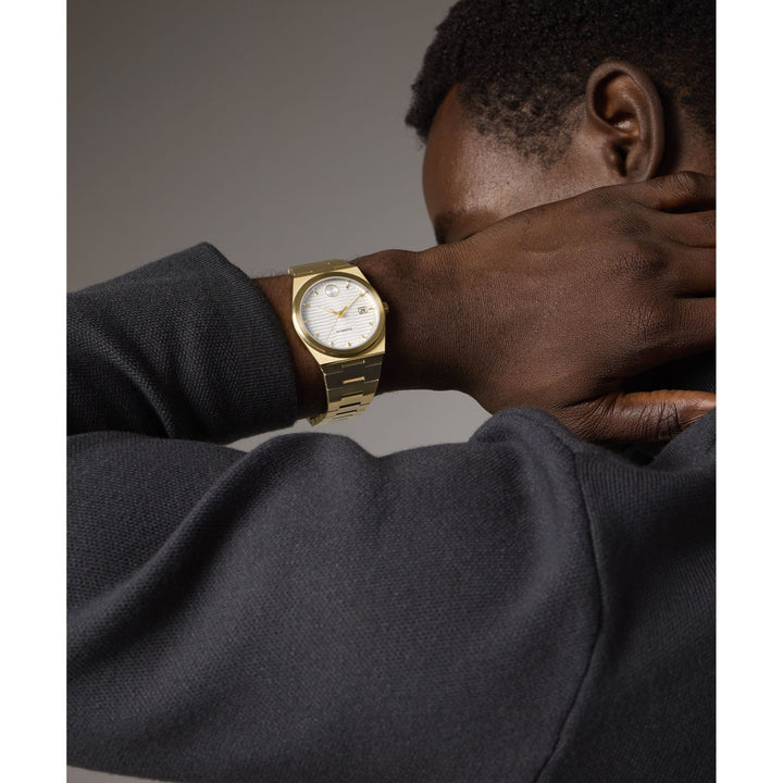 Movado BOLD Quest Automatic Luxury Watch with Integrated Bracelet