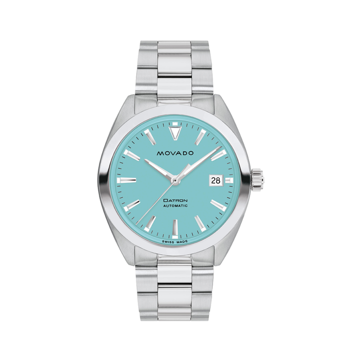 Heritage Series Datron Automatic Swiss Watch with Light Blue Dial