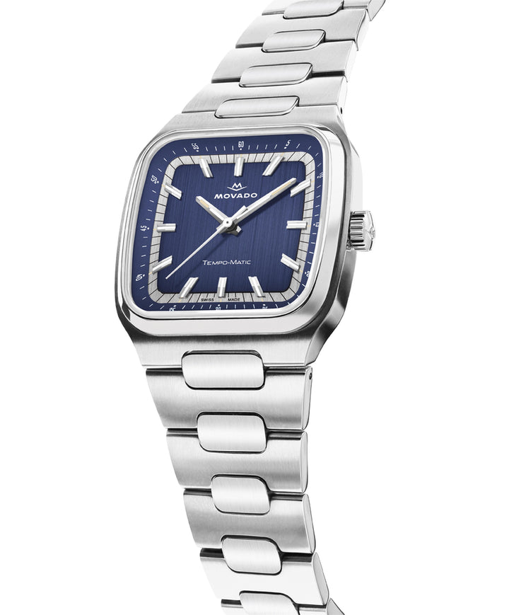 Movado Heritage Tempo-Matic 3650264 Blue Dial Men&