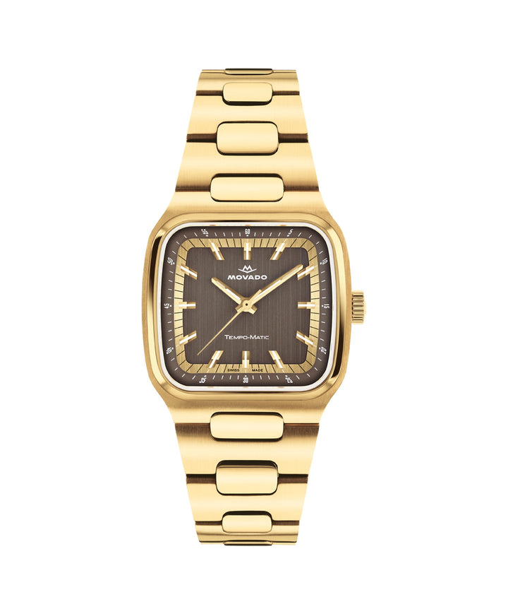 Movado Heritage Tempo-Matic 3650265 Warm Grey Dial Men&