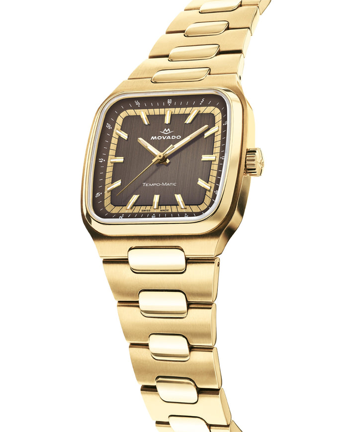 Movado Heritage Tempo-Matic 3650265 Warm Grey Dial Men&