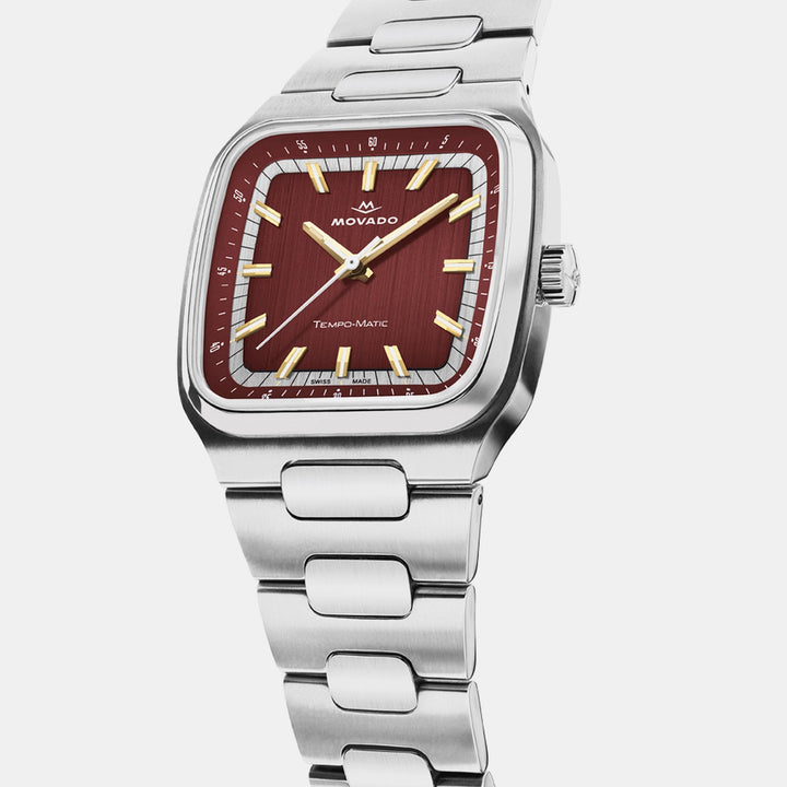 Movado 3650266 Red Dial Men&
