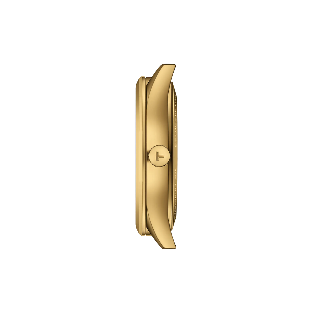 Tissot Classic Dream 40mm Automatic Watch, Yellow Gold PVD, Sapphire Crystal