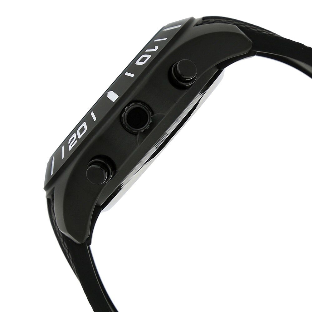 Fastrack Quartz Analog Digital Black Dial Silicone Strap Watch for Guys NR38034NP01