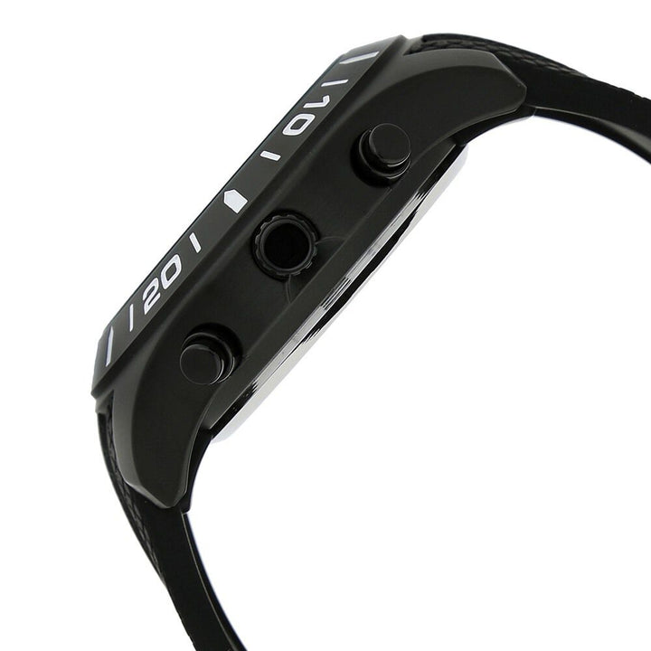 Fastrack Quartz Analog Digital Black Dial Silicone Strap Watch for Guys NR38034NP01