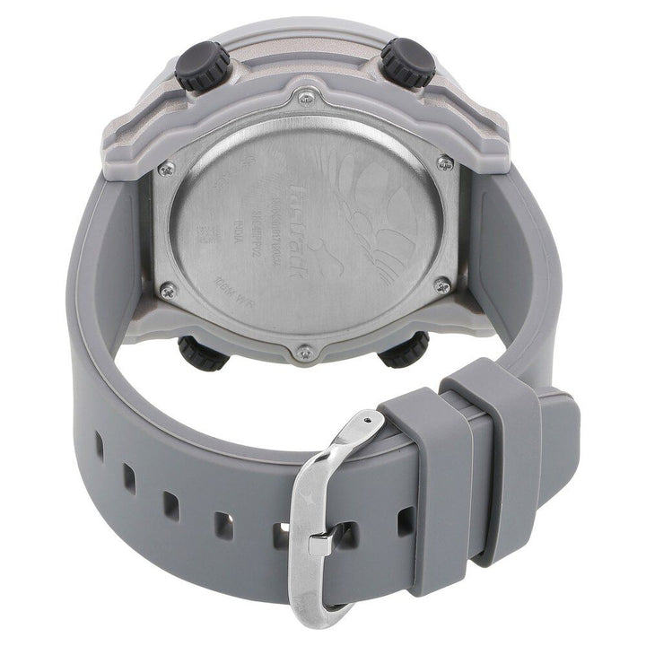 Fastrack Trendies Digital Grey Dial Silicone Strap Watch for Guys NS38045PP02