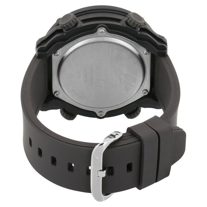 Fastrack Trendies Digital Black Dial Silicone Strap Watch for Guys NS38045PP03