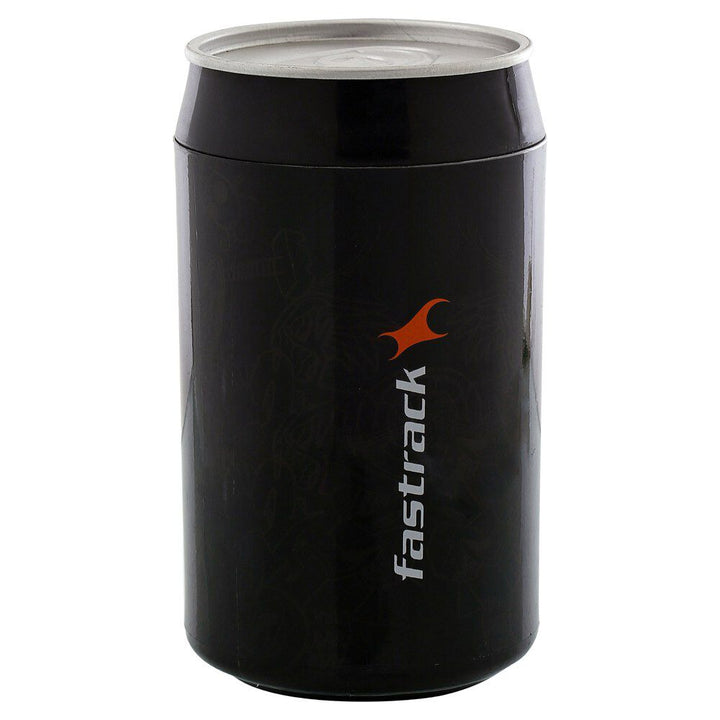 Fastrack Trendies Quartz Analog Black Dial Silicone Strap Watch for Guys NR38048PP01