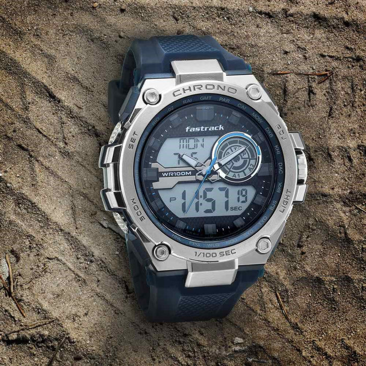 Fastrack Mean Machines Guys Ana Digi Watch NS38055PP01