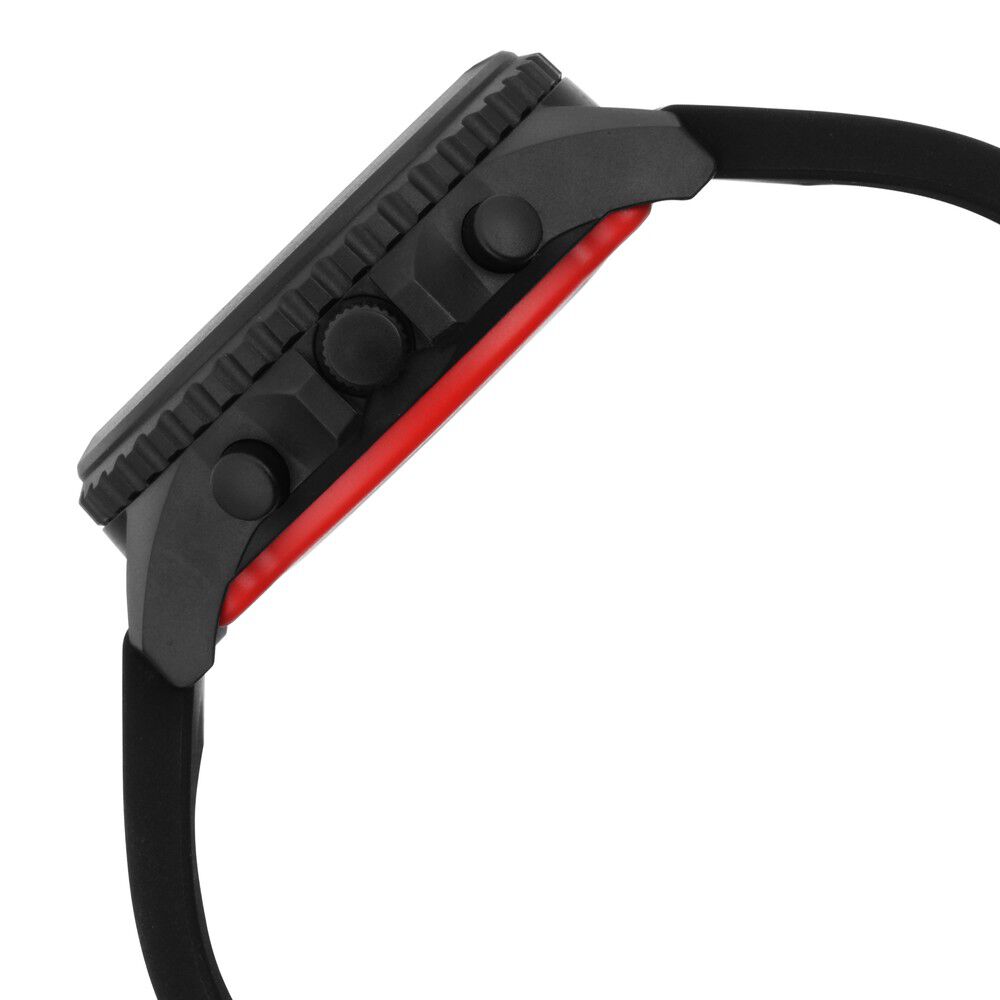 Fastrack Streetwear Quartz Analog Digital Black Dial PU Strap Watch for Guys NS38064PP01