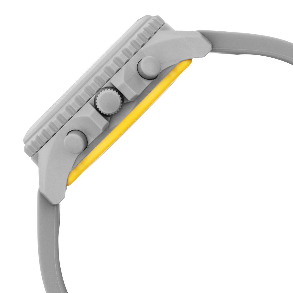 Fastrack Streetwear Quartz Analog Digital Grey Dial PU Strap Watch for Guys NR38064PP02