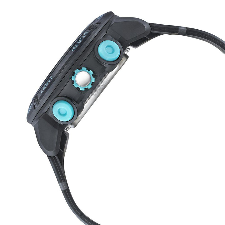 Fastrack Streetwear Blue Dial with Black Colour Strap Watch for Guys NS38065PP01