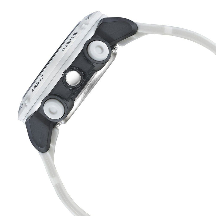 Fastrack Streetwear White Dial with White Colour Strap Watch for Guys NS38065PP03