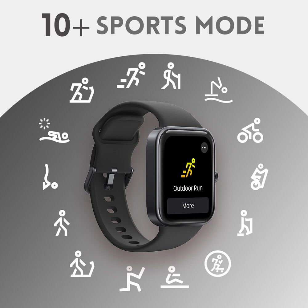 Fastrack Reflex Vox Unisex Smart Watch With Silicone Strap 38072AP01