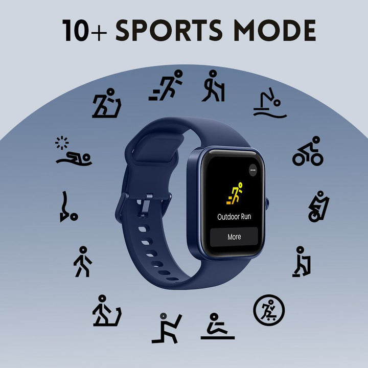 Fastrack Reflex Vox Unisex Smart Watch With Silicone Strap 38072AP02