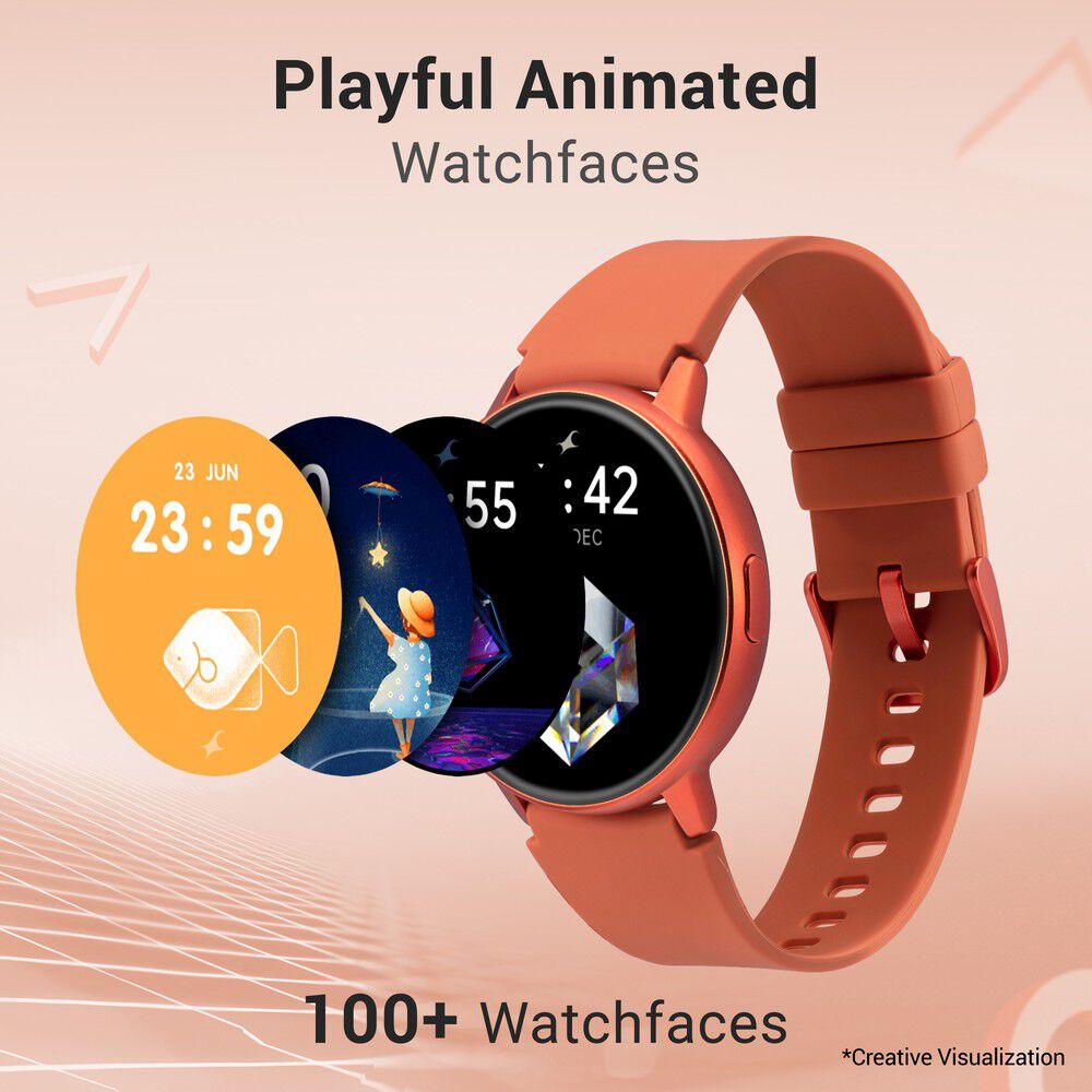 Reflex Play- Smart Watch Amoled Display, Health Suite, In-Built Games, & Period Tracker 38074AP02