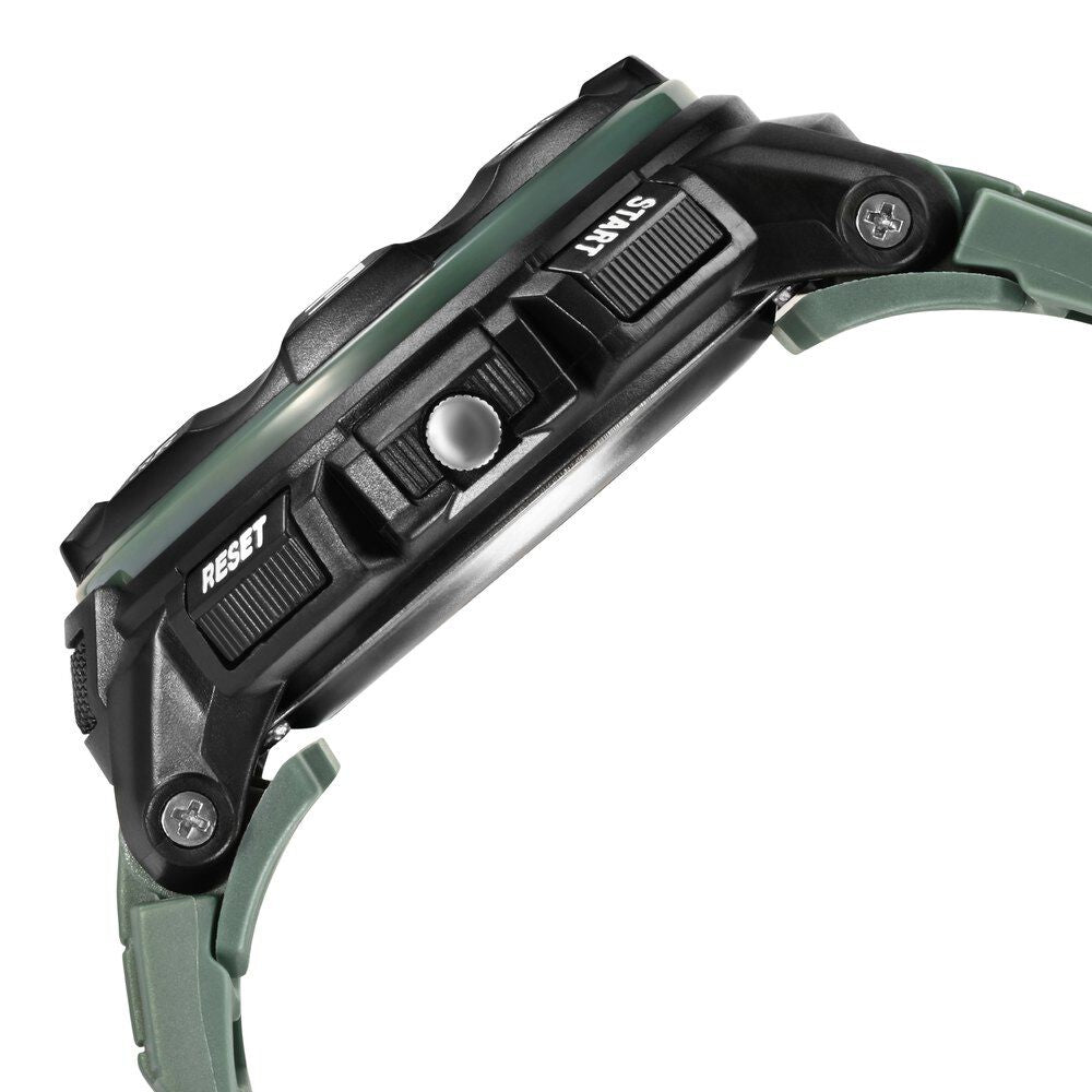 Fastrack AnaDigi Black Dial Plastic Strap Unisex Watch 38076PP02W