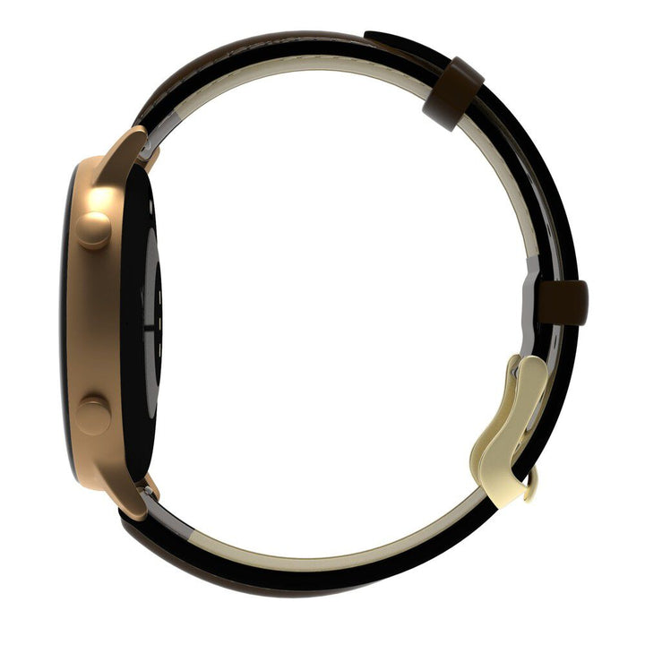 Fastrack Reflex Play + Classic BT Calling 3.3 CM AMOLED Display Smartwatch with AOD Premium Metallic Body, IP68 Water Resistance 38077AL06