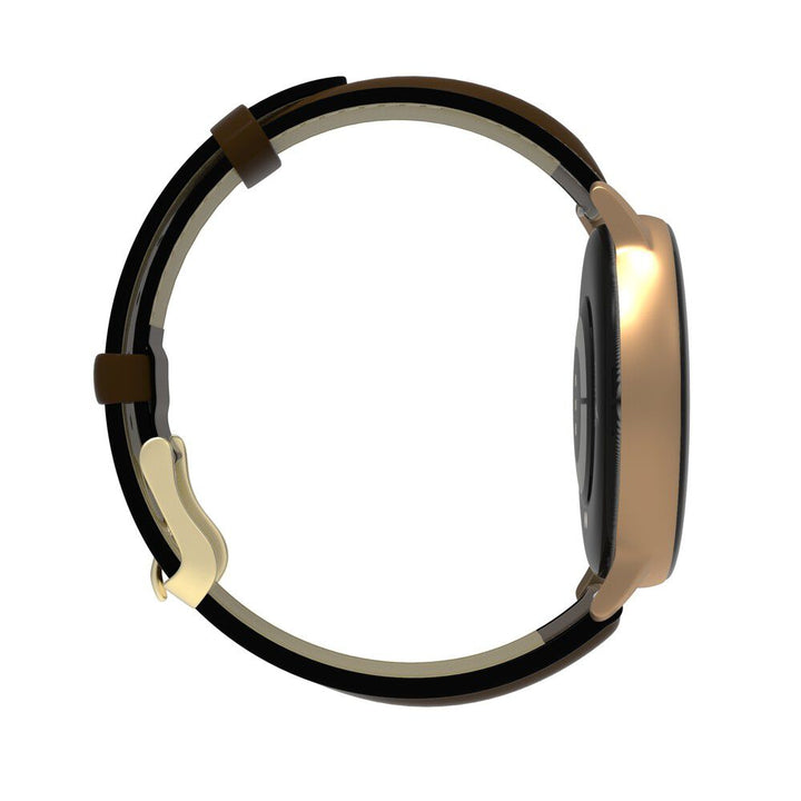 Fastrack Reflex Play + Classic BT Calling 3.3 CM AMOLED Display Smartwatch with AOD Premium Metallic Body, IP68 Water Resistance 38077AL06