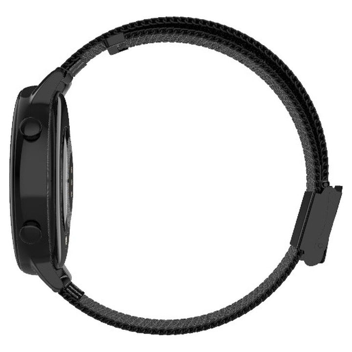 Fastrack Reflex Play + Classic BT Calling 3.3 CM AMOLED Display Smartwatch with AOD Premium Metallic Body, IP68 Water Resistance 38077AM05