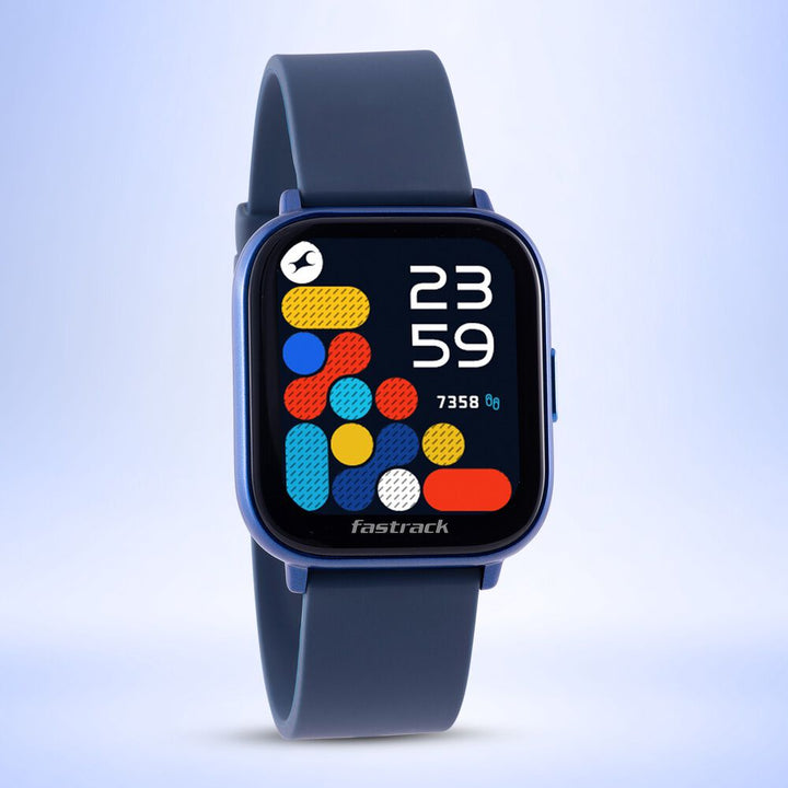 Fastrack Reflex Vybe Blue: HD Health & Wellness Tracker 38078PP02