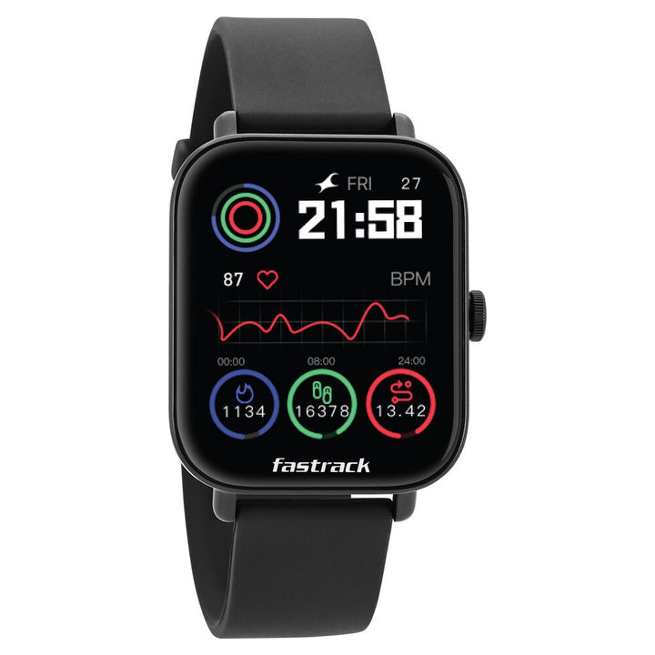 Fastrack Reflex Vox Unisex Smart Watch With Silicone Strap 38080PP01