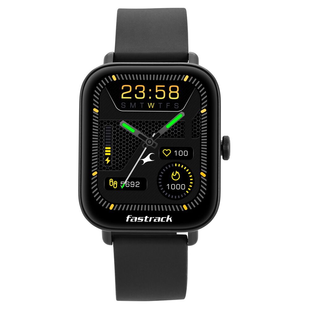 Fastrack Reflex Vox Unisex Smart Watch With Silicone Strap 38080PP01