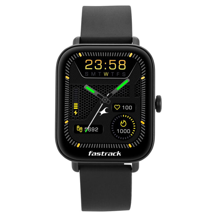 Fastrack Reflex Vox Unisex Smart Watch With Silicone Strap 38080PP01