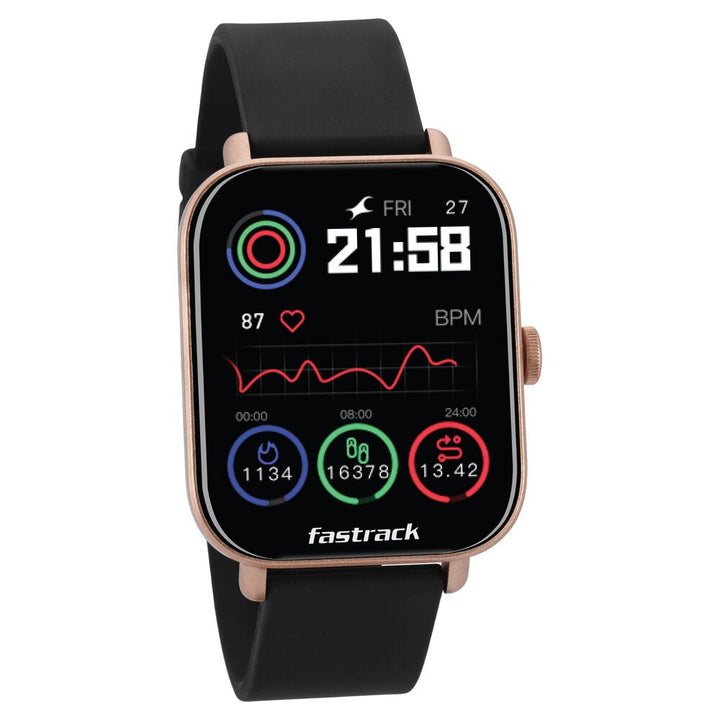 Fastrack Reflex Vox Unisex Smart Watch With Silicone Strap 38080PP03