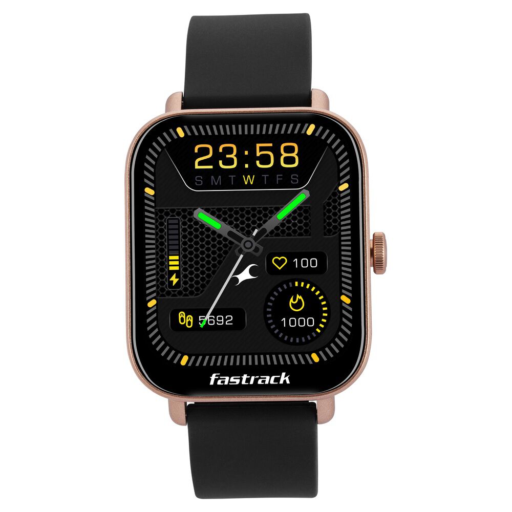 Fastrack Reflex Vox Unisex Smart Watch With Silicone Strap 38080PP03