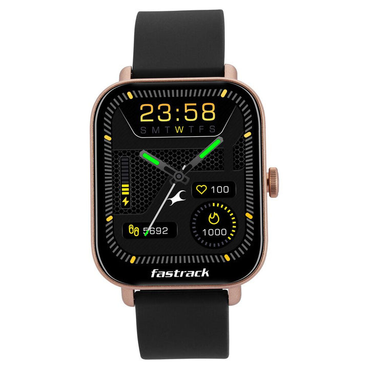 Fastrack Reflex Vox Unisex Smart Watch With Silicone Strap 38080PP03