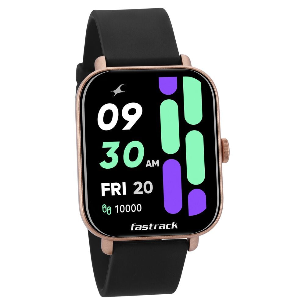 Fastrack Reflex Vox Unisex Smart Watch With Silicone Strap 38080PP03