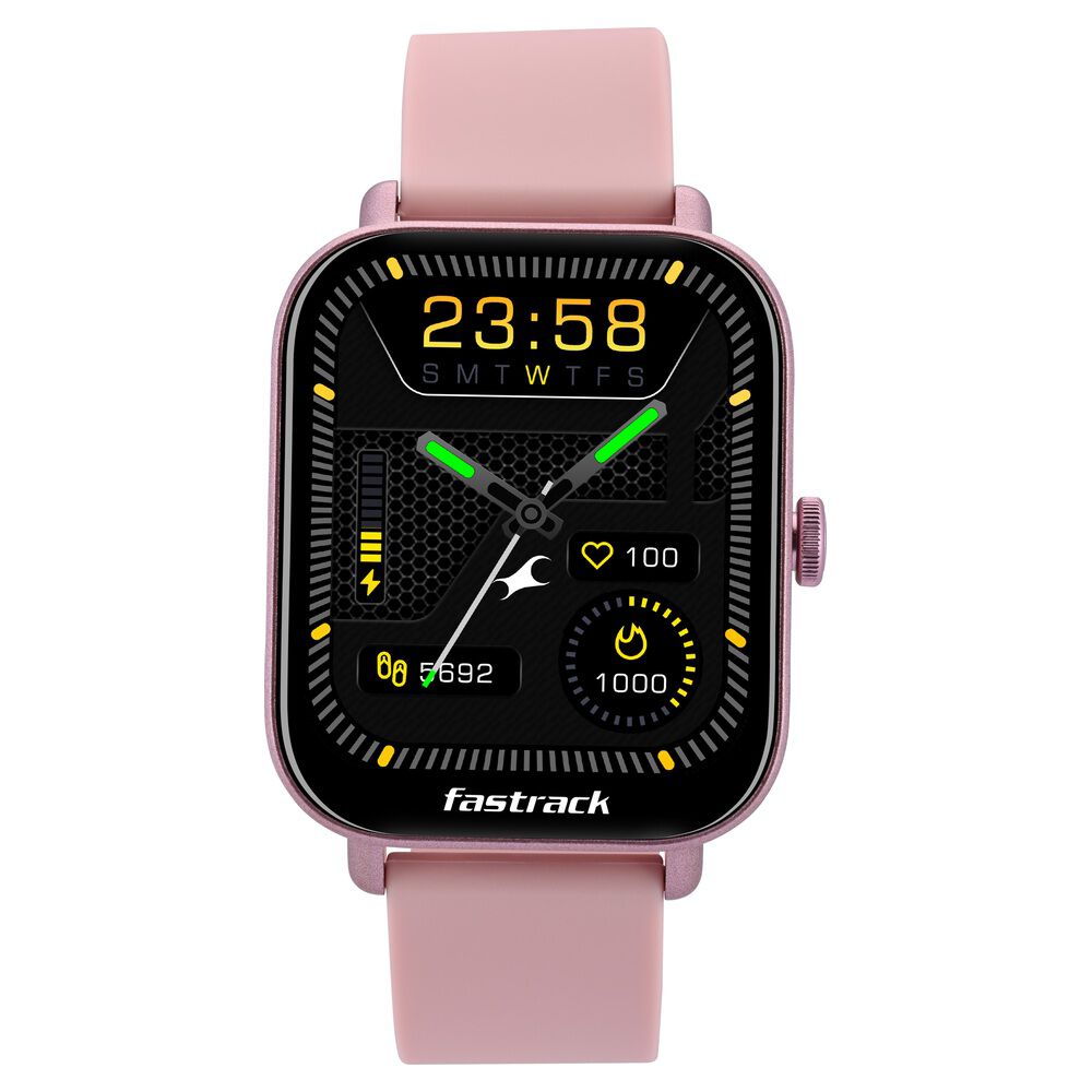 Fastrack Reflex Vox Unisex Smart Watch With Silicone Strap 38080PP04
