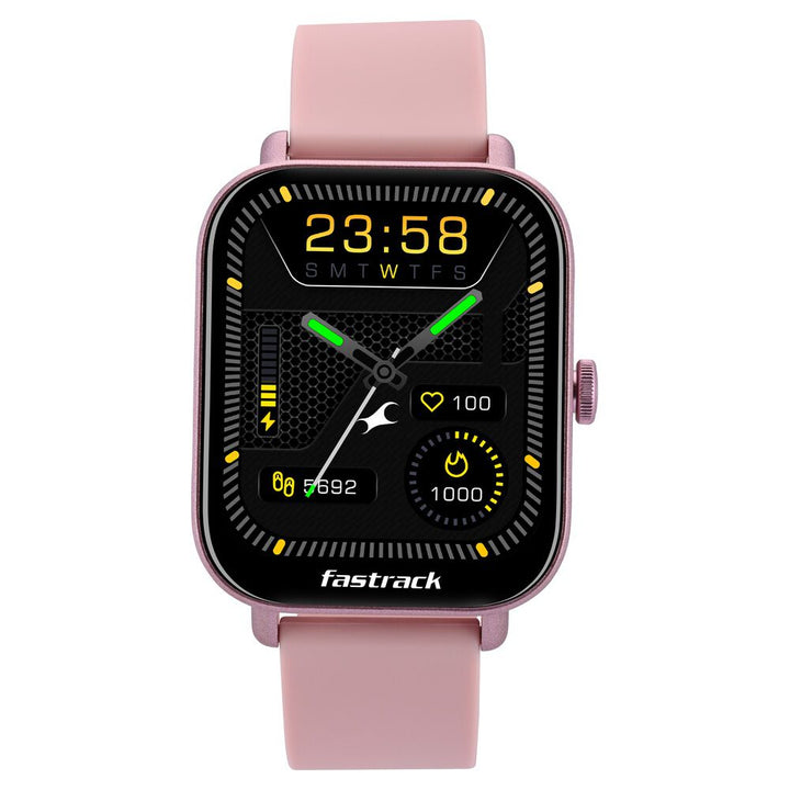 Fastrack Reflex Vox Unisex Smart Watch With Silicone Strap 38080PP04