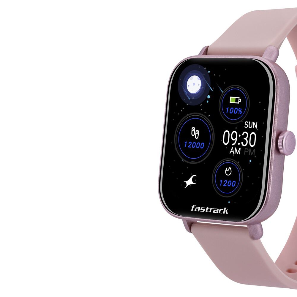 Fastrack Reflex Vox Unisex Smart Watch With Silicone Strap 38080PP04