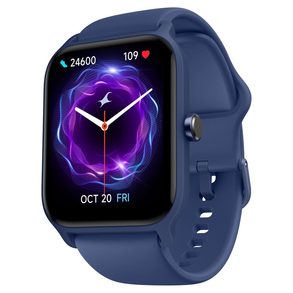 Fastrack Reflex Nitro Large 4.57 CM UltraVU Display, BT Calling, Sports Modes, Health Suite, 100+ Watchfaces 38085PP02