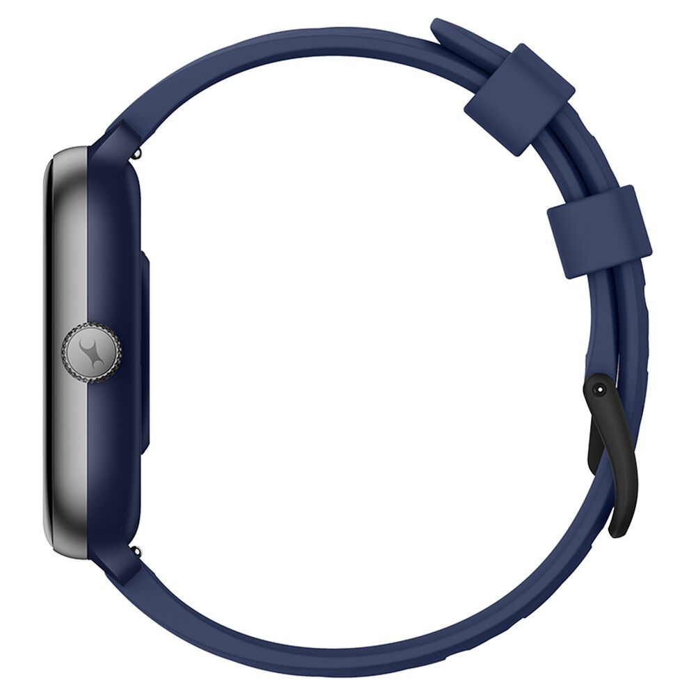 Fastrack Nitro Pro with 4.69 cm AMOLED Display and AOD, Functional Crown, BT Calling Smartwatch with Blue Strap 38105PP02