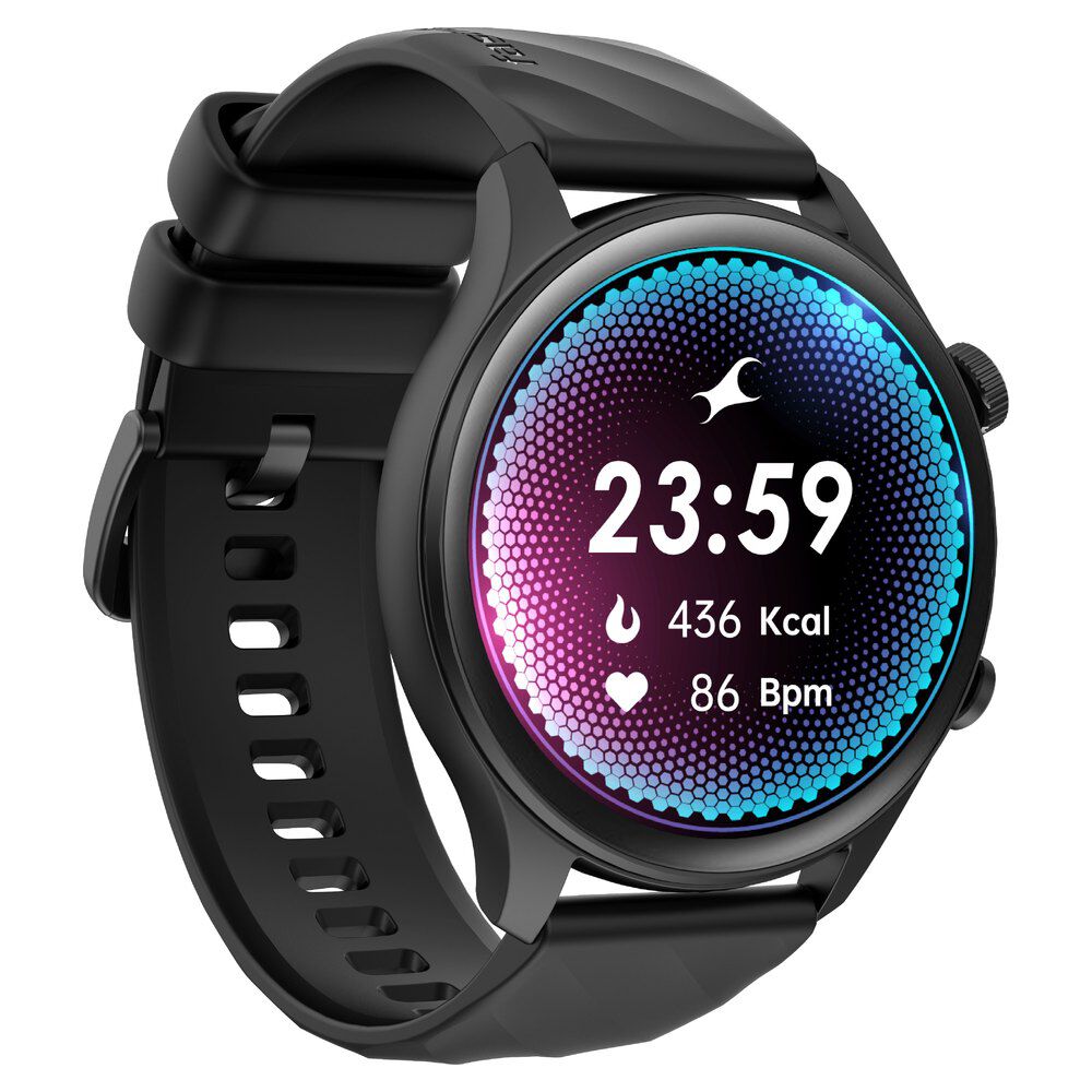 Fastrack Vivid Pro Smart dial Silicone Strap Watch for Unisex 38110PP01